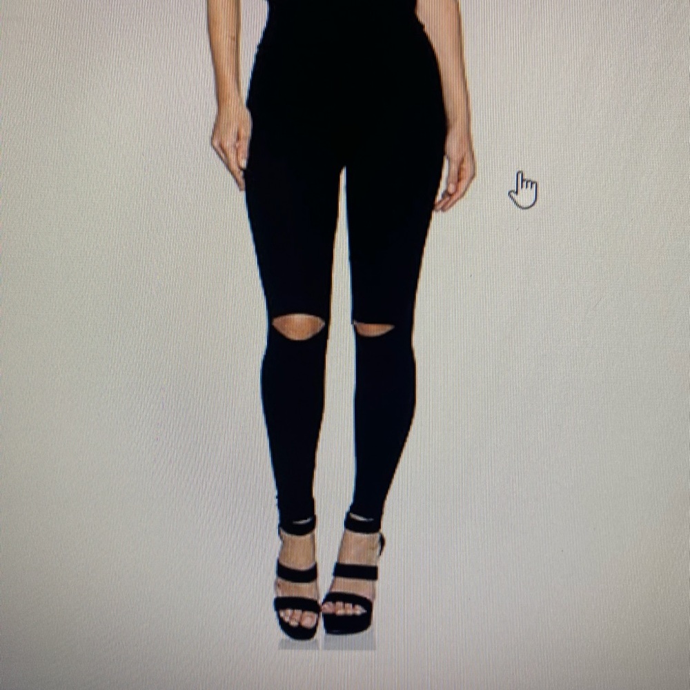 Danskin Workout Leggings with Knee Slits